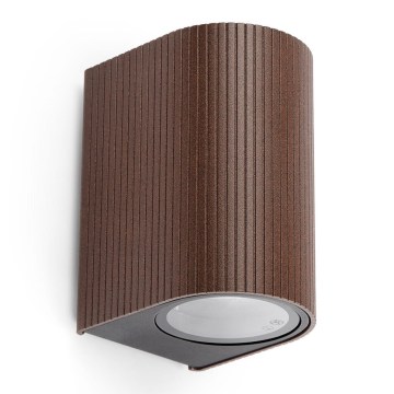 FARO 70324 - Buitenwandlamp ESTELA 1x GU10/5W/230V IP65 bruin