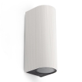 FARO 70328 - Buitenwandlamp ESTELA 2xGU10/5W/230V IP65 wit