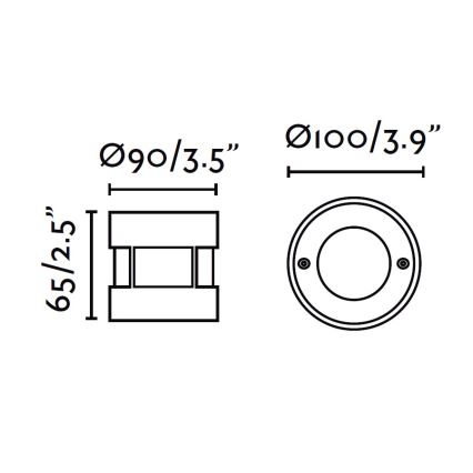 FARO 71498 - LED Grondspot voor buiten LED/3W/100-240V IP67