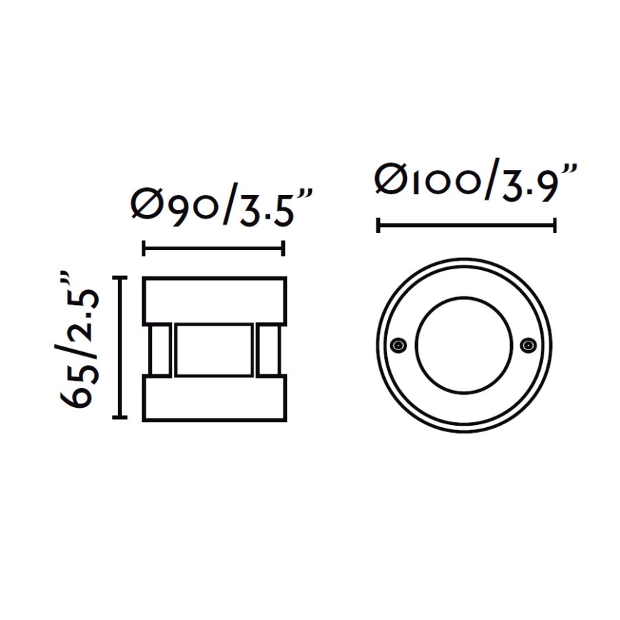 FARO 71498 - LED Grondspot voor buiten LED/3W/100-240V IP67