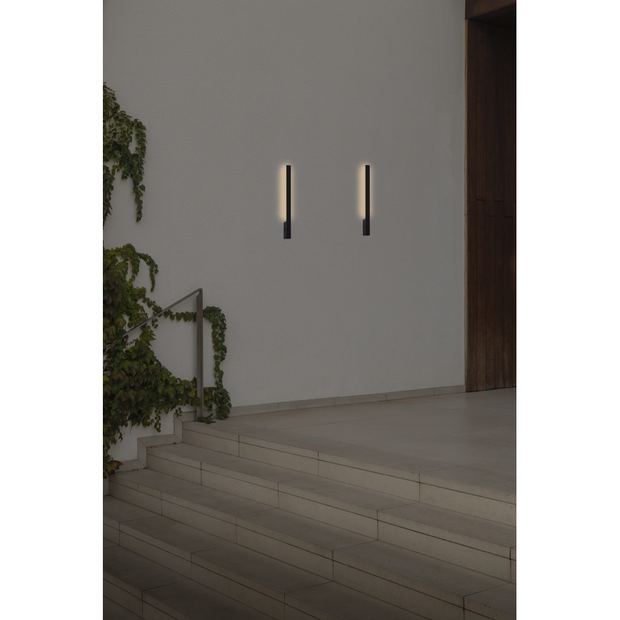 FARO 71800 - LED buitenwandlamp LIME LED/6W/230V 2700/3000/4000K 60 cm CRI 90 IP65 zwart