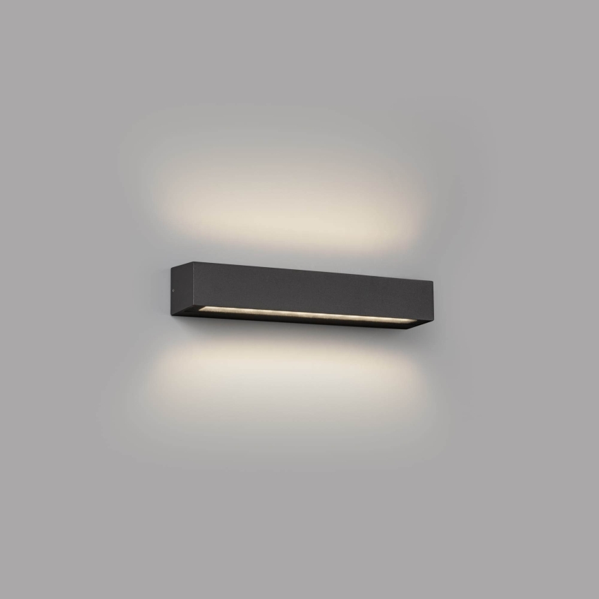 FARO 71904 - LED buitenwandlamp DORO 2xLED/10W/230V IP65 antraciet