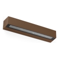 FARO 71905 - LED buitenwandlamp DORO 2xLED/10W/230V IP65 bruin