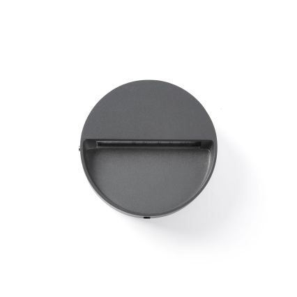 FARO 71960 - LED trapverlichting DUNE LED/3W/230V 2200/2700/3200/4000K IP65 antraciet rond