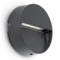 FARO 71960 - LED trapverlichting DUNE LED/3W/230V 2200/2700/3200/4000K IP65 antraciet rond
