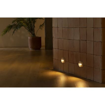 FARO 71961 - LED trapverlichting DUNE LED/3W/230V 2200/2700/3200/4000K IP65 wit rond