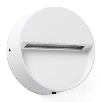 FARO 71961 - LED trapverlichting DUNE LED/3W/230V 2200/2700/3200/4000K IP65 wit rond