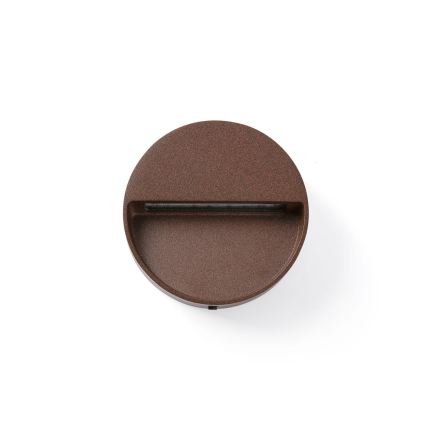 FARO 71962 - LED traparmatuur DUNE LED/3W/230V 2200/2700/3200/4000K IP65 bruin rond