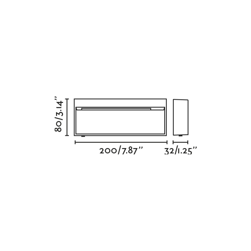 FARO 71967 - LED trapverlichting DUNE LED/6W/230V 2200/2700/3200/4000K IP65 wit rechthoekig