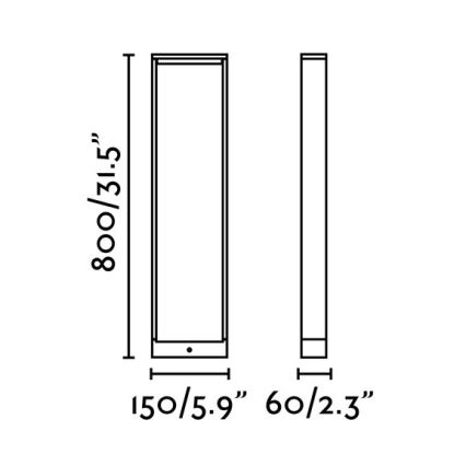 FARO 74452 - LED Buitenlamp ALP LED/6W/230V IP54