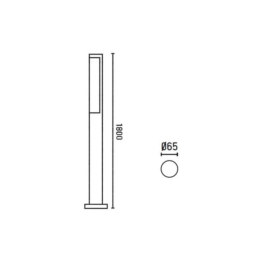 FARO 75524 - LED Buitenlamp BERET-3 LED/16W/230V IP54
