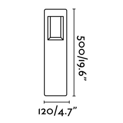 FARO - LED Buitenlamp NAYA LED / 8W / 230V IP54