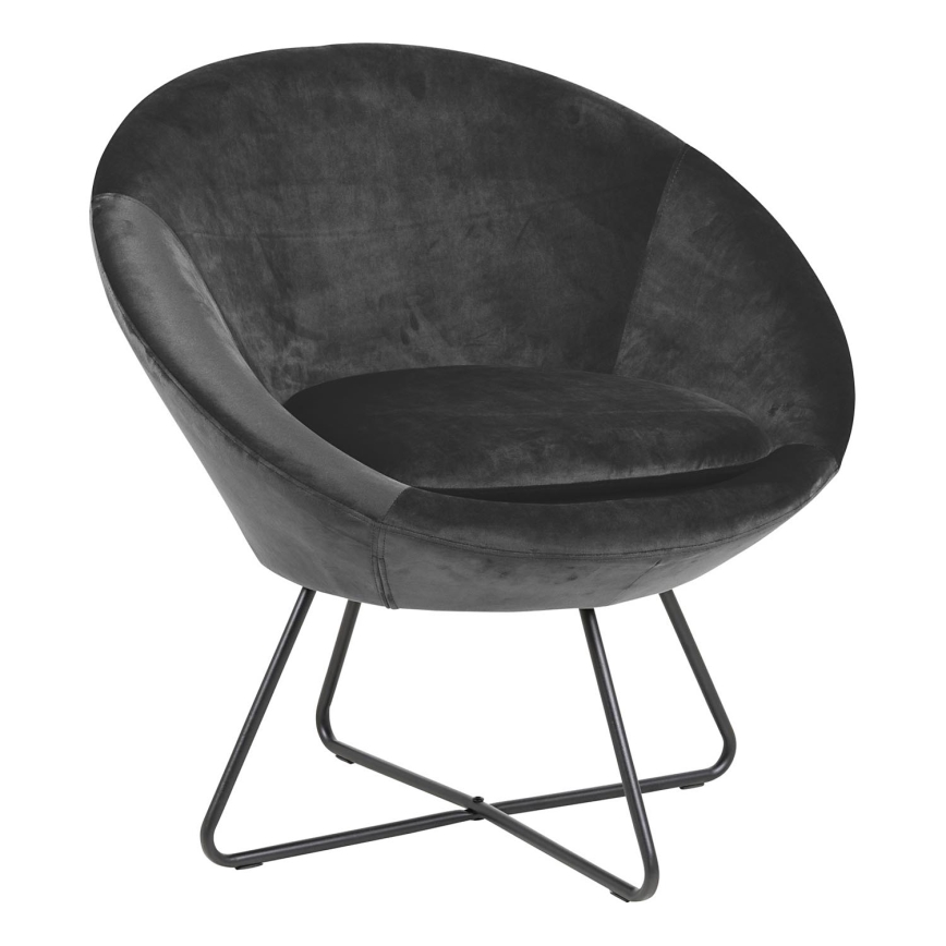 Fauteuil BERYL donkergrijs