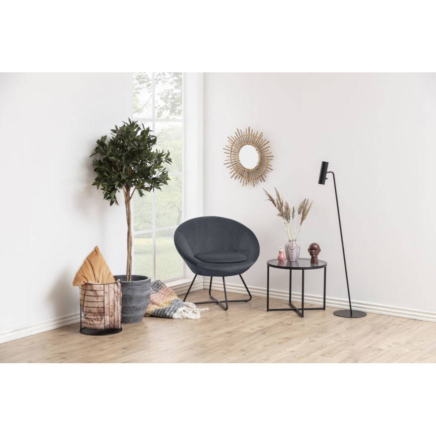 Fauteuil BERYL donkergrijs