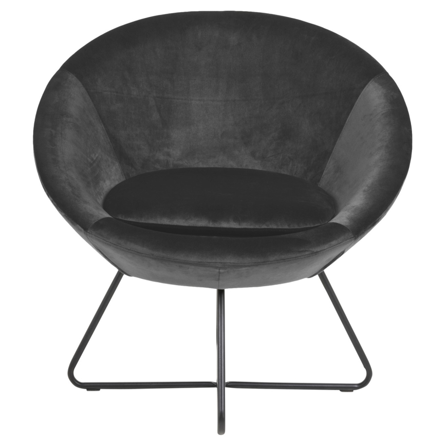 Fauteuil BERYL donkergrijs