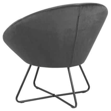 Fauteuil BERYL donkergrijs