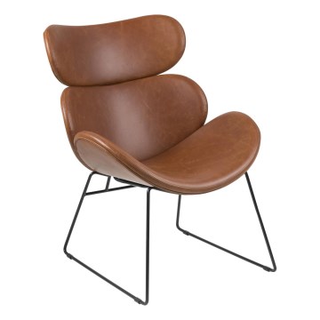 Fauteuil EDON bruin