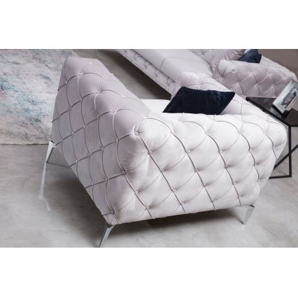 Fauteuil EUGEN lichtgrijs