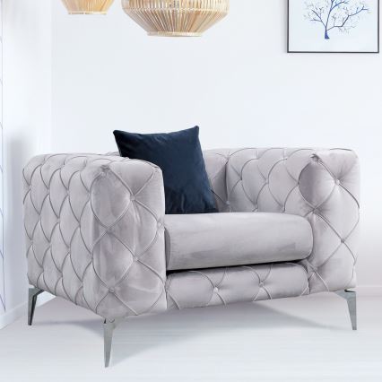 Fauteuil EUGEN lichtgrijs