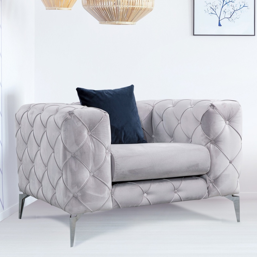 Fauteuil EUGEN lichtgrijs