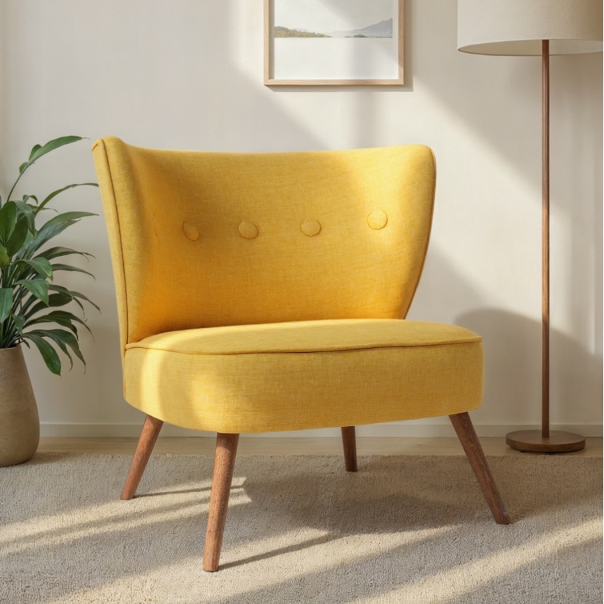 Fauteuil JENI geel