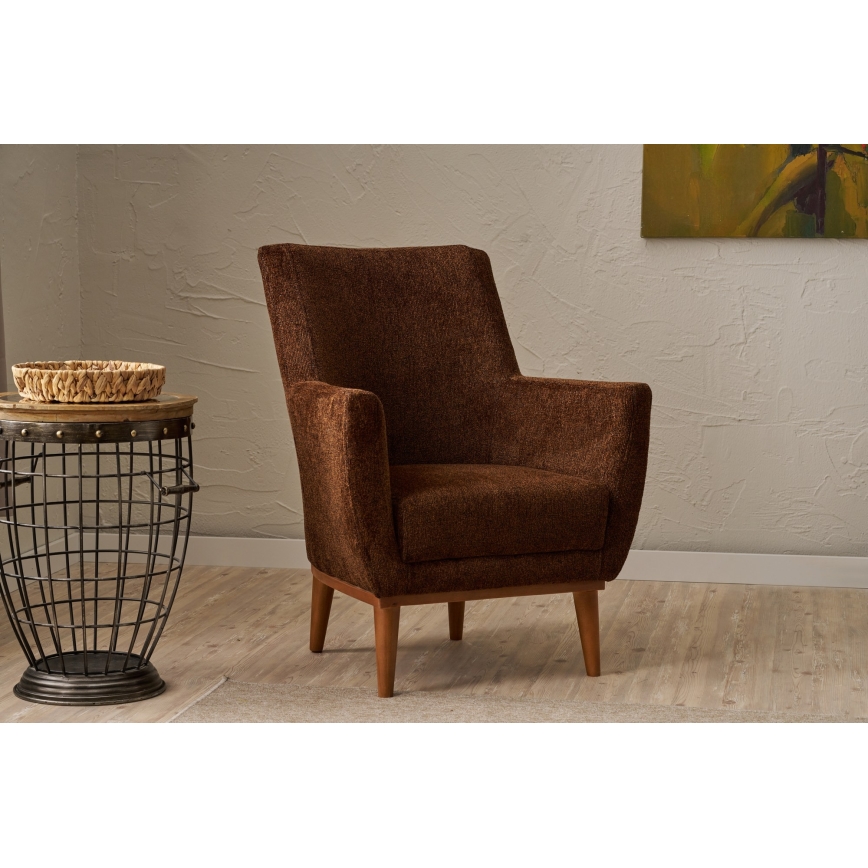 Fauteuil NUPI bruin