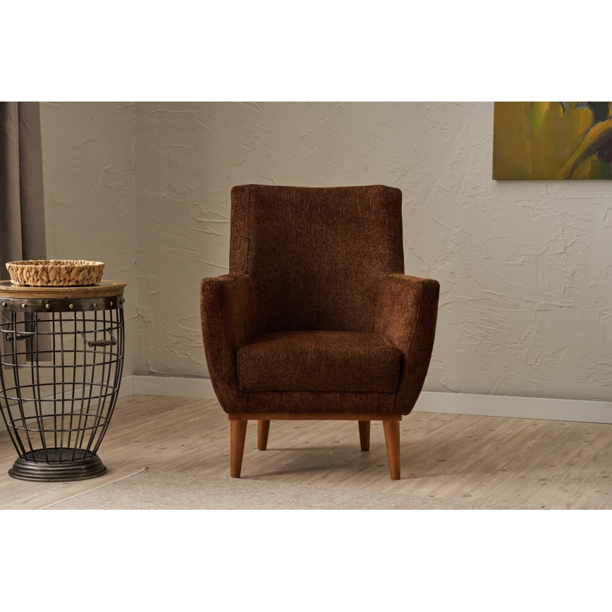 Fauteuil NUPI bruin
