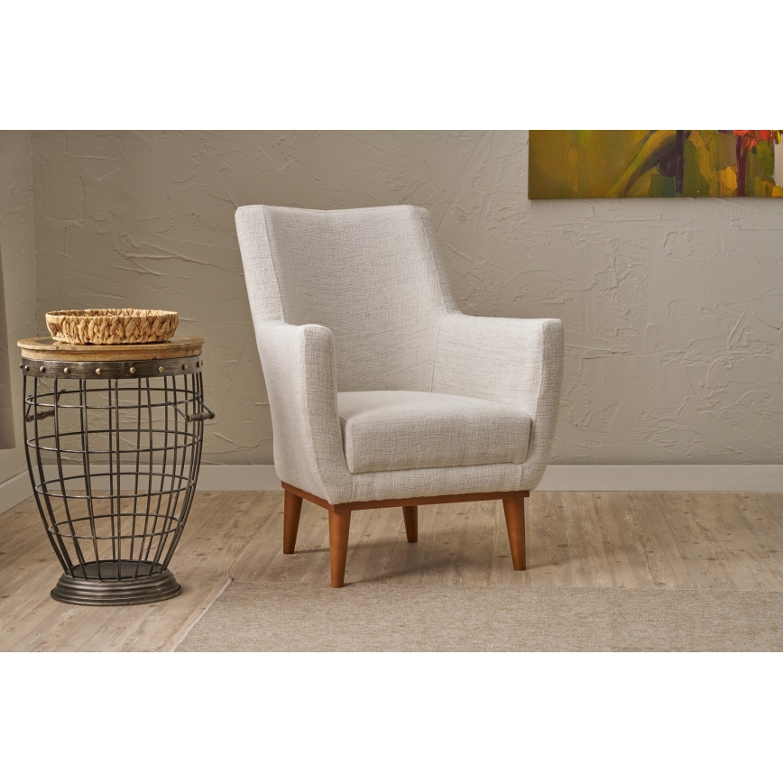 Fauteuil NUPI crème