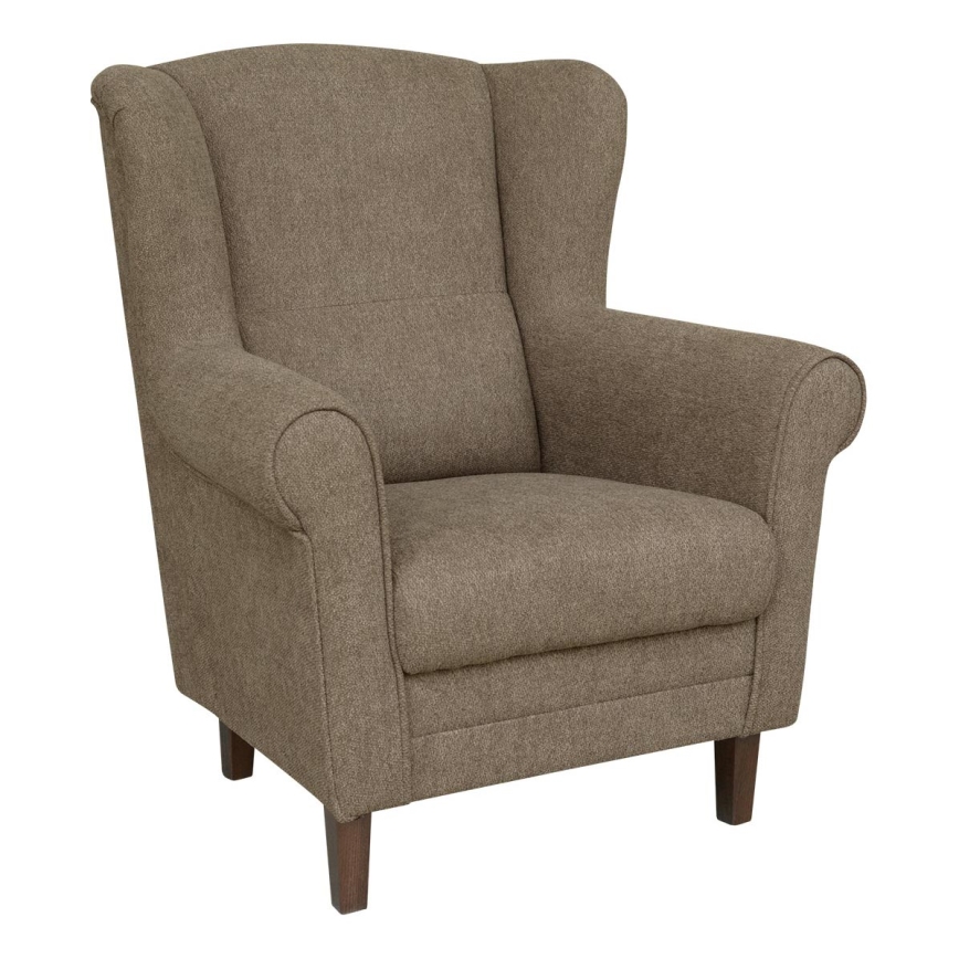 Fauteuil oorstoel GALA bruin