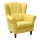 Fauteuil oorstoel GALA geel