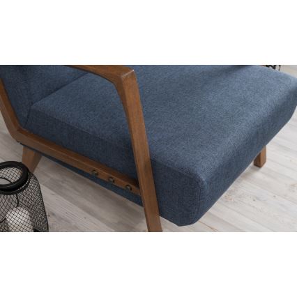 Fauteuil PUKI blauw