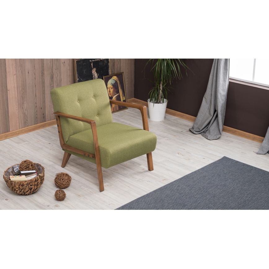 Fauteuil PUKI groen