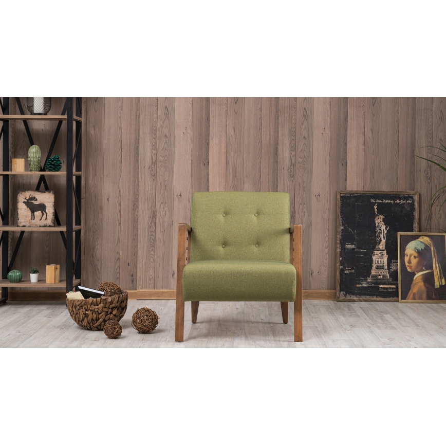 Fauteuil PUKI groen
