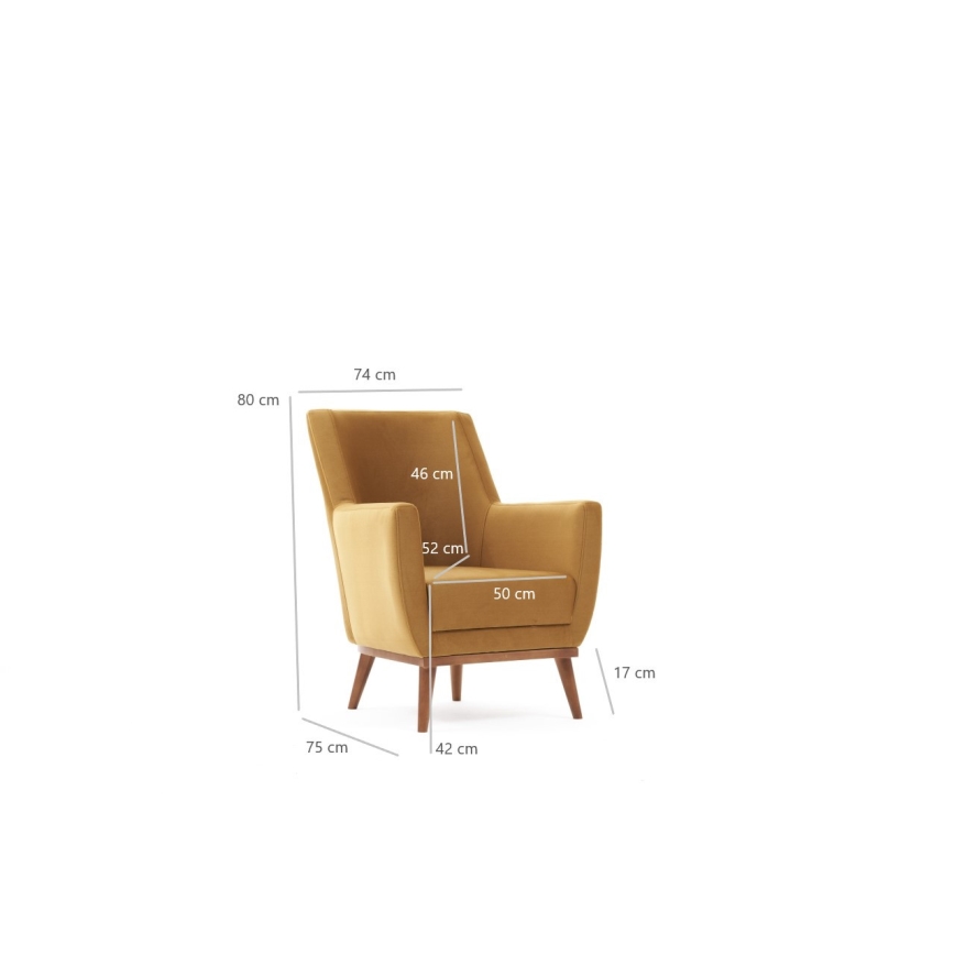 Fauteuil SIRO goud