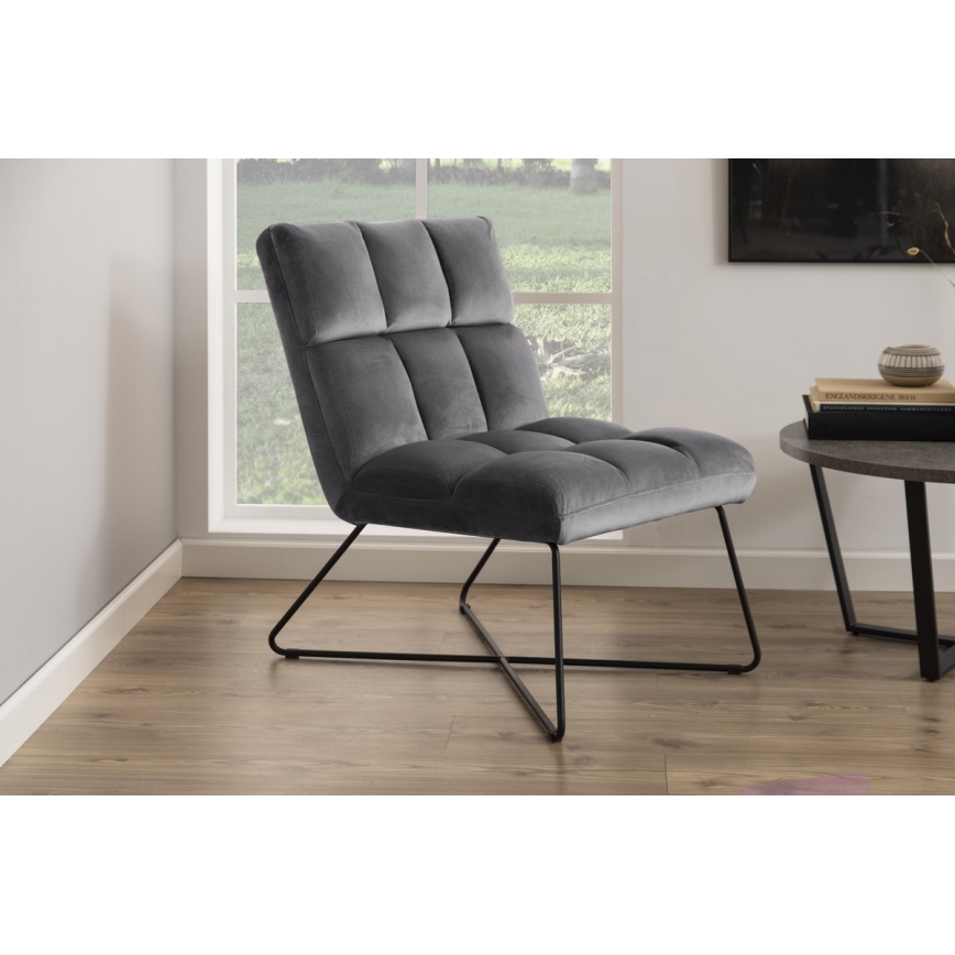 Fauteuil ZETA donkergrijs