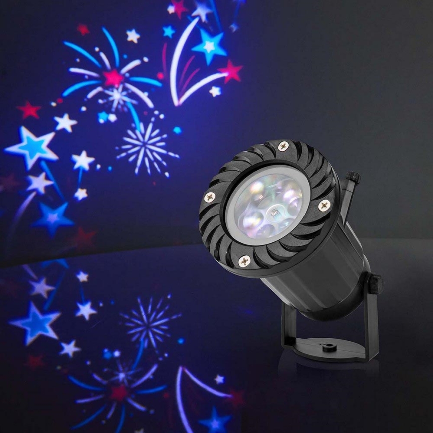 Feestelijke LED projector voor buiten 5W/230V IP44