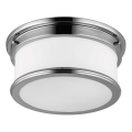 Feiss - Badkamer plafondlamp PAYNE 2xE27/60W/230V IP44 mat chroom