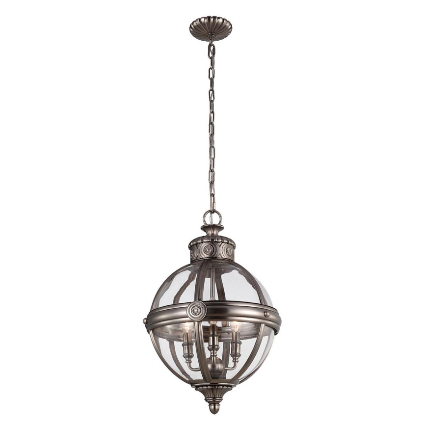 Feiss - Hanglamp aan een ketting ADAMS 3xE14/60W/230V brons