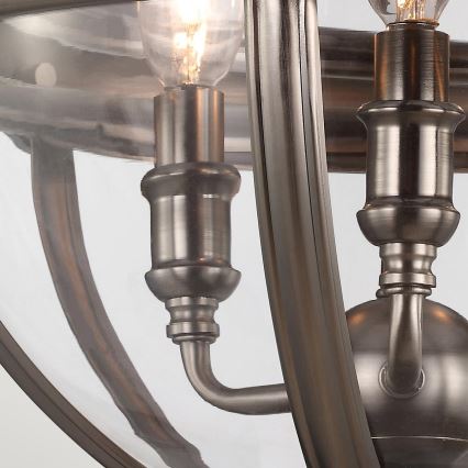 Feiss - Hanglamp aan een ketting ADAMS 3xE14/60W/230V brons