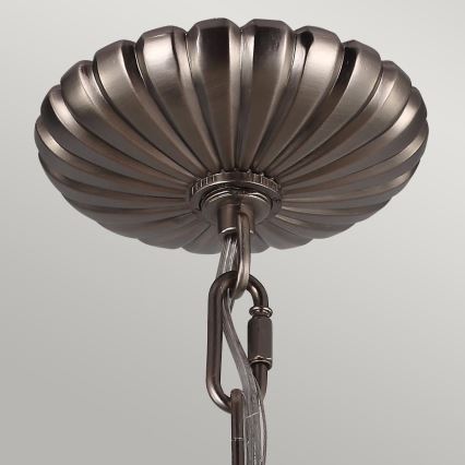Feiss - Hanglamp aan een ketting ADAMS 3xE14/60W/230V brons