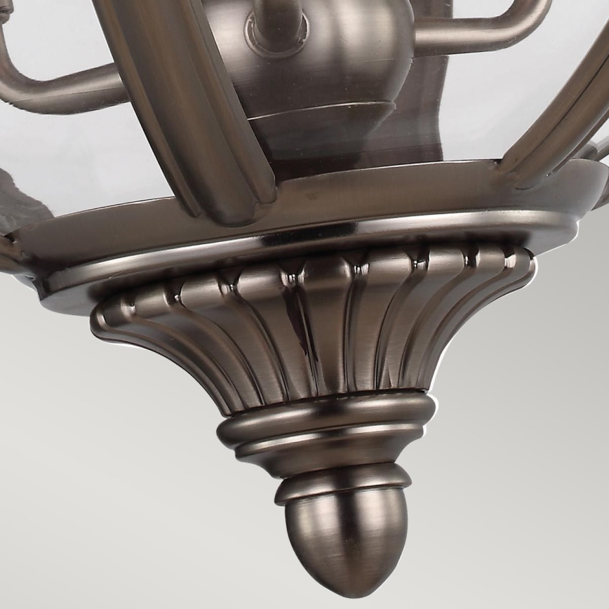 Feiss - Hanglamp aan een ketting ADAMS 3xE14/60W/230V brons