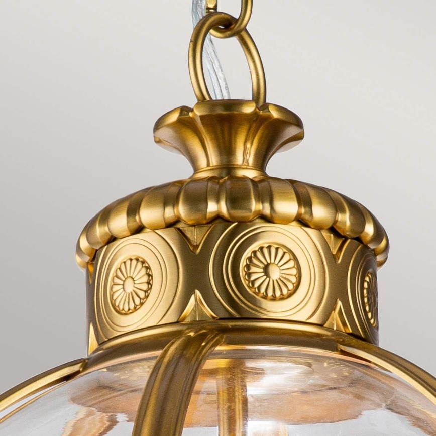 Feiss - Hanglamp aan een ketting ADAMS 3xE14/60W/230V goud
