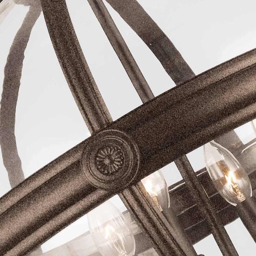 Feiss - Hanglamp aan een ketting ADAMS 4xE14/60W/230V brons