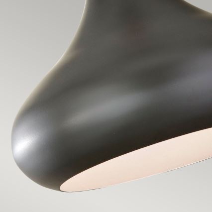Feiss - Hanglamp aan snoer BESO 1xE27/60W/230V Ø 25,4 cm zwart/koper
