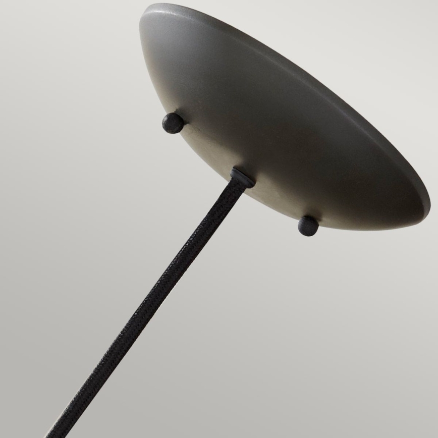 Feiss - Hanglamp aan snoer BESO 1xE27/60W/230V Ø 25,4 cm zwart/koper