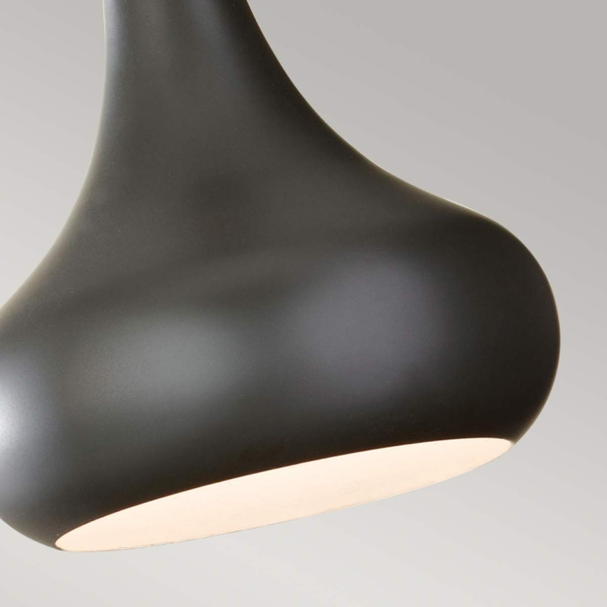 Feiss - Hanglamp met kabel BESO 1xE27/60W/230V Ø 17,9 cm zwart/koper