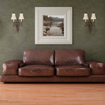 Feiss - Wandlamp DRAWING ROOM 2xE14/60W/230V