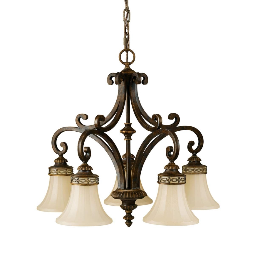 Feiss - Hanglamp aan een ketting DRAWING ROOM 5xE27/60W/230V