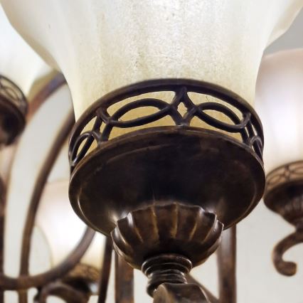 Feiss - Hanglamp aan een ketting DRAWING ROOM 9xE27/60W/230V