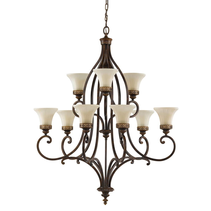 Feiss - Hanglamp aan een ketting DRAWING ROOM 9xE27/60W/230V